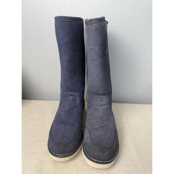 Bear Paw Mid Calf Suede Boots Sz 10 - Picture 3 of 9